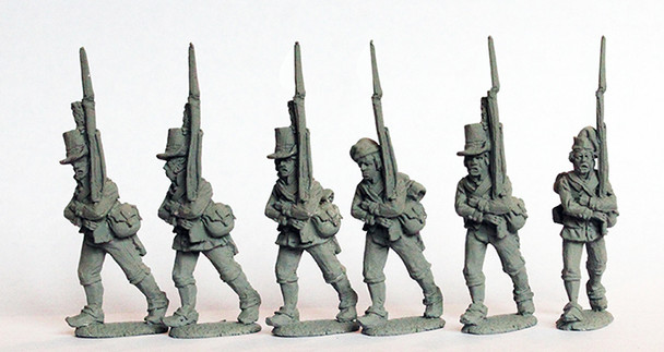 Napoleonic Danish-Norwegian Army Landevrn Marching in Clogs 1801-08 - Available to Order