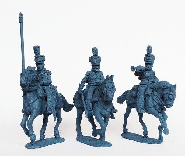 Napoleonic Danish-Norwegian Army Danish Rytter 1808-12 / Norwegian Dragoons 1810-12 Command Galloping - Available to Order