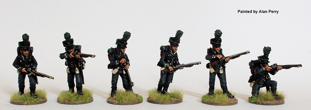 Napoleonic Danish-Norwegian Army Danish Light Infantry / Jaegers Skirmishing w/ Rifles 1810-14 - Available to Order