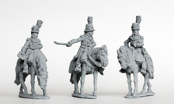 Napoleonic Danish-Norwegian Army Mounted Colonels in Round Hats 1803-08 - Available to Order