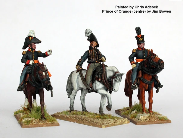 Napoleonic Dutch Belgian Prince William of Orange & Staff - Available to Order