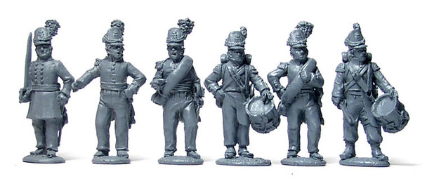 Napoleonic Dutch Belgian Line Infantry Command Standing - Available to Order