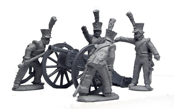 Napoleonic Dutch Belgian Horse Artillery Firing 6pdr - Available to Order