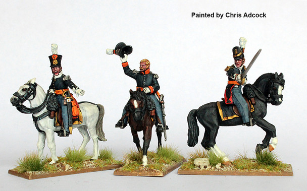 Napoleonic Dutch Belgian Mounted Infantry Officers (Dutch Line & Militia, Belgian Line) - Available to Order