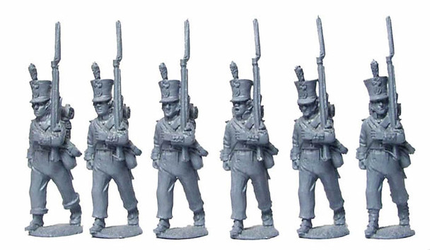 Napoleonic Dutch Belgian Line Infantry March Attack, Centre Companies - Available to Order