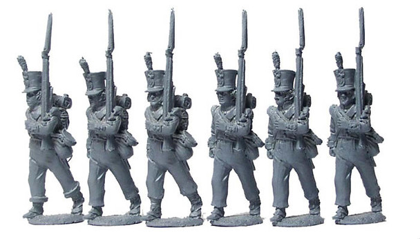 Napoleonic Dutch Belgian Line Infantry March Attack, Flank Companies - Available to Order