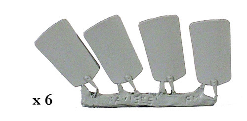European Armies Flat Pavises - Available to Order