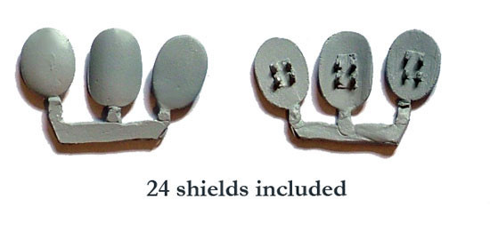 European Armies Oval Italian Infantry Shields - Available to Order