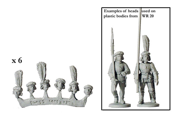 European Armies Swiss Heads - Available to Order