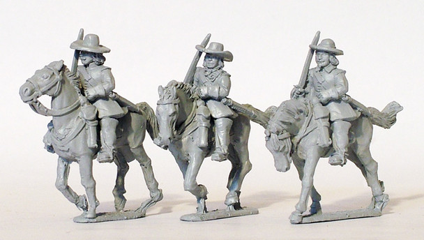 English Civil War Horse, Drawn Swords, Hats - Available to Order
