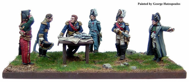 Napoleonic French Napoleon & Staff Part 1 - Available to Order
