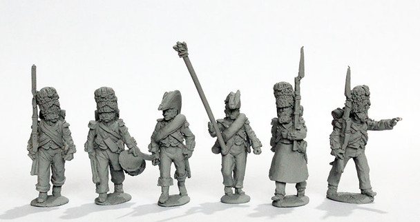 Napoleonic French Grenadier of the Imperial Guard Command Advancing - Available to Order