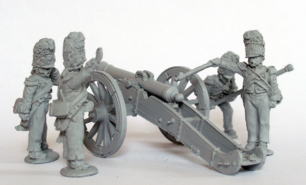 Napoleonic French Foot Artillery of the Imperial Guard Firing 12pdr - Available to Order