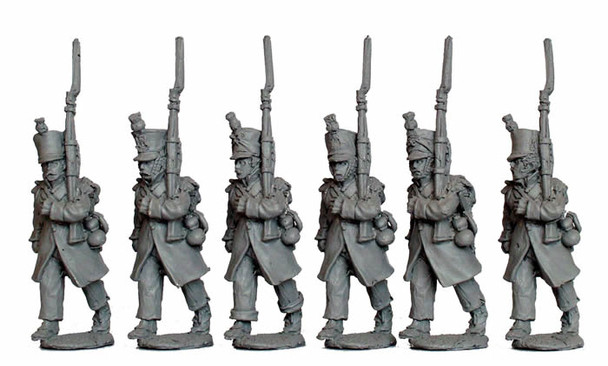Napoleonic French Voltigeurs / Grenadiers, March Attack, Greatcoats - Available to Order