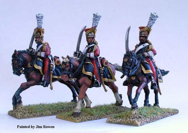 Napoleonic French 2nd Lancers of the Imperial Guard, Second Rank - Available to Order