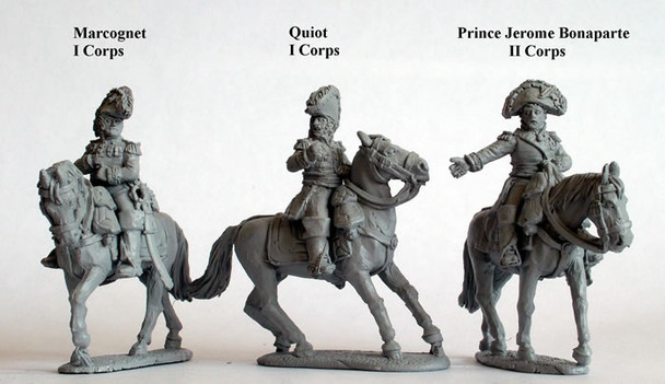 Napoleonic French Mounted Generals of Division - Available to Order