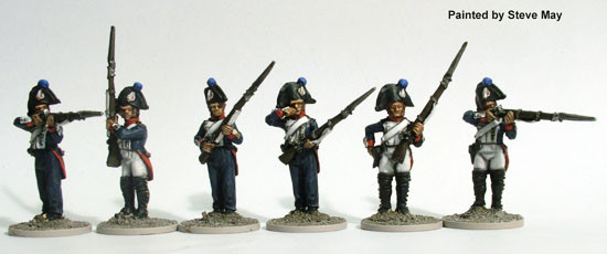 Napoleonic French Paris National Guard of 1814 Centre Companies, Firing Line - Available to Order
