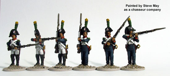 Napoleonic French Paris National Guard of 1814 Flank Companies, Firing Line - Available to Order