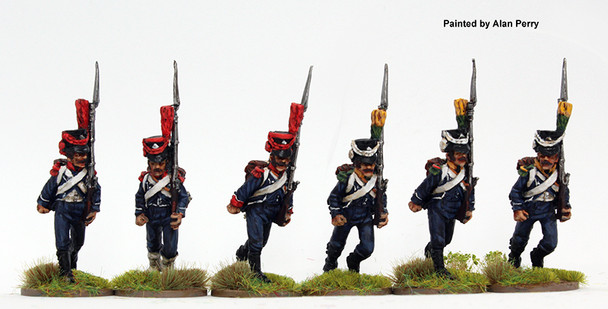 Napoleonic French Light Infantry Voltigeurs Running 1804-07 - Available to Order