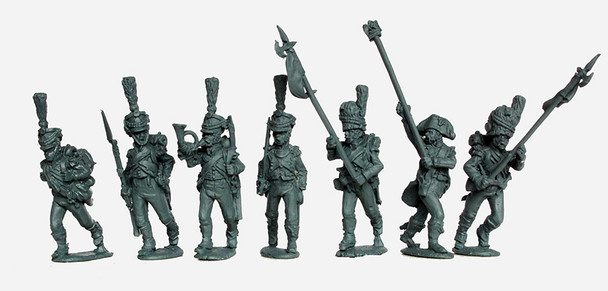 Napoleonic French Light Infantry Command Running 1808-14 - Available to Order
