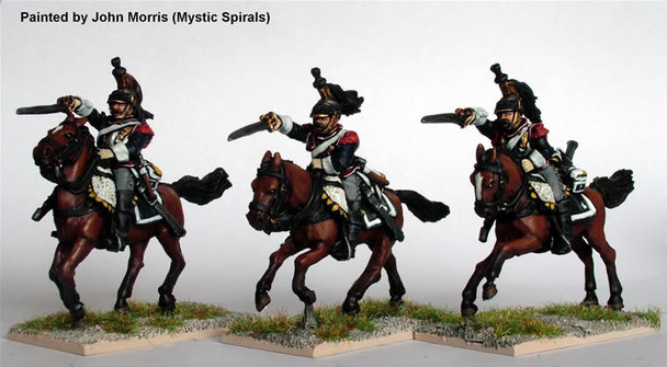 Napoleonic French Cuirassiers Charging - Available to Order