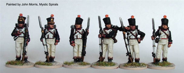 Napoleonic French Line Fusiliers Standing at Ease - Available to Order