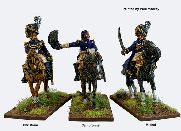 Napoleonic French Imperial Guard Commanders Mounted 2 - Available to Order