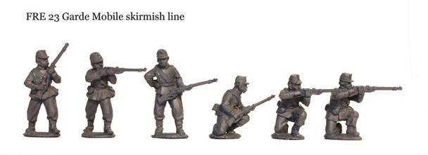 Franco-Prussian War French Garde Mobile Skirmish Line - Available to Order