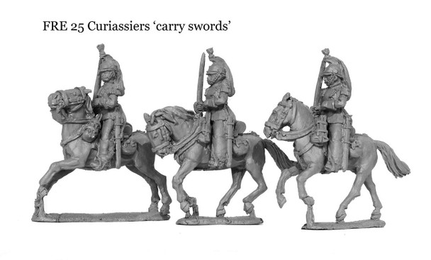 Franco-Prussian War French Cuirassiers 'Carry Swords' - Available to Order