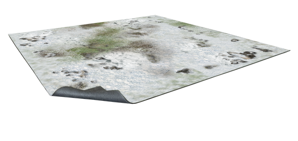 Battle Systems Terrain Winter Snowscape Game Mat 3x3 - Neoprene Playmat for Warhammer, D&D, Frostgrave and More!