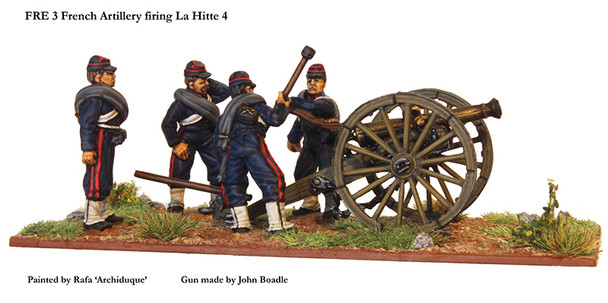 Franco-Prussian War French Artillery Firing La Hitte 4 - Available to Order