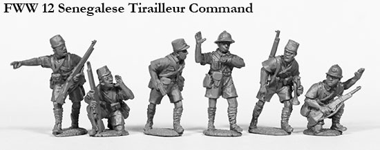 WWII French Senegalese Tirailleur Command - Available to Order