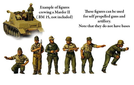 WWII German Marder II Crew - Available to Order
