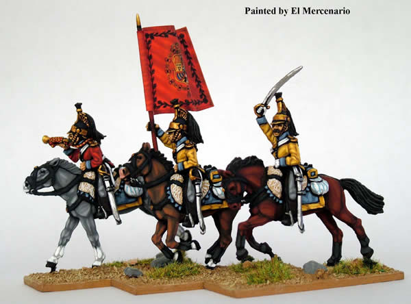 Carlist War Isabelino Line Cavalry Command - Available to Order