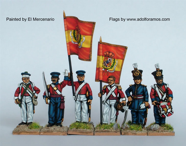 Carlist War Isabelino BAL Command Standing - Available to Order