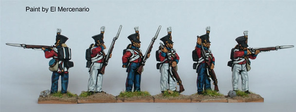 Carlist War Isabelino BAL Flank Companies, Firing Line, Shakos - Available to Order