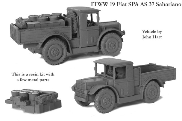 WWII Italian FIAT as 37 Sahariano - Available to Order