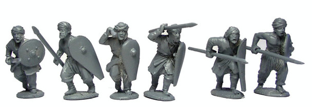 Crusades Muslims Arab Militia Spearmen, Advancing - Available to Order