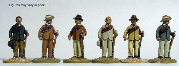 Mafeking White Armed Civilians Standing Casually - Available to Order