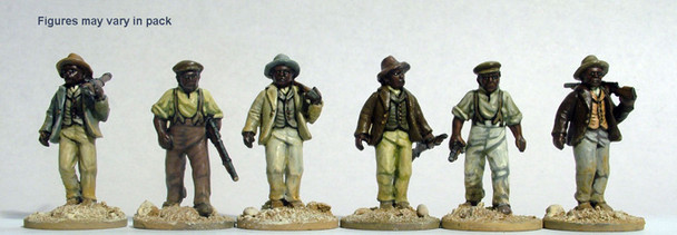 Mafeking Black Armed Civilians Walking - Available to Order