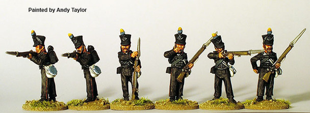 Napoleonic Brunswick Light Infantry Firing Line - Available to Order