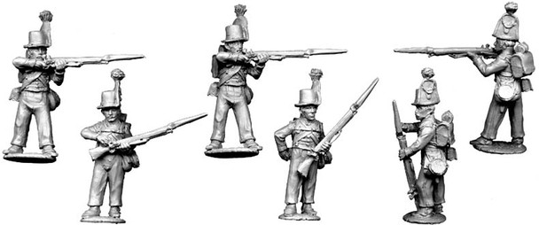 Napoleonic Brunswick Light Infantry, Avantgarde Firing Line - Available to Order
