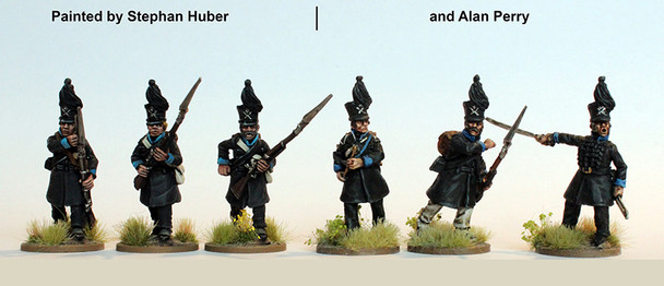 Napoleonic Brunswick 'Black Band' Infantry Command Skirmishing 1809 - Available to Order