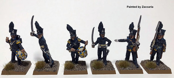 Napoleonic Brunswick Leib-Battalion Comman - Available to Order