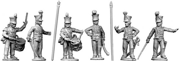 Napoleonic Brunswick Line Command, Standing - Available to Order