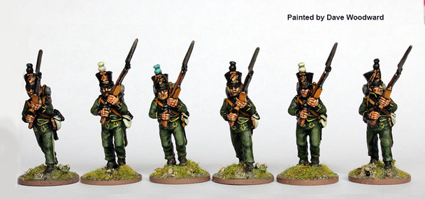 Napoleonic Nassau 2nd Nassau-Usingen Regt. Centre Companies, Advancing, High Porte - Available to Order