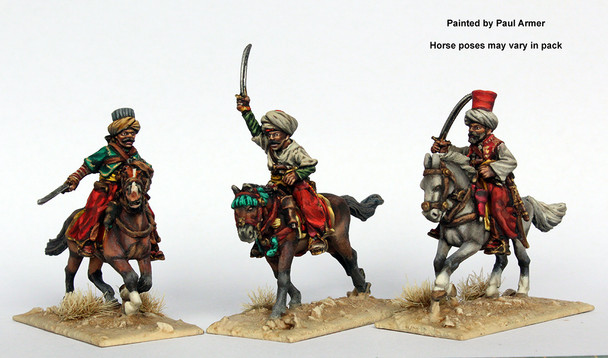 Napoleonic Ottoman Army 1790-1815 Mamelukes Attacking w/ Swords (1) - Available to Order