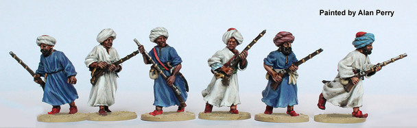 Napoleonic Ottoman Army 1790-1815 Egyptian Fellahin Musketeers Advancing / Running - Available to Order