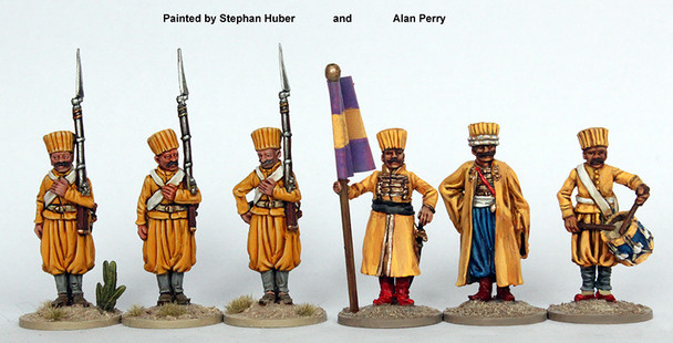 Napoleonic Ottoman Army 1790-1815 Solak / Peik Guard Command, Standing - Available to Order