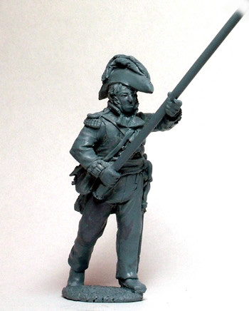 40mm Peninsular British Ensign in Cut-Down Bicorne, Advancing - Available to Order